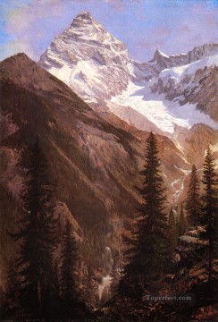 Montañas Rocosas Canadienses Glaciar Asulkan Albert Bierstadt Pinturas al óleo
